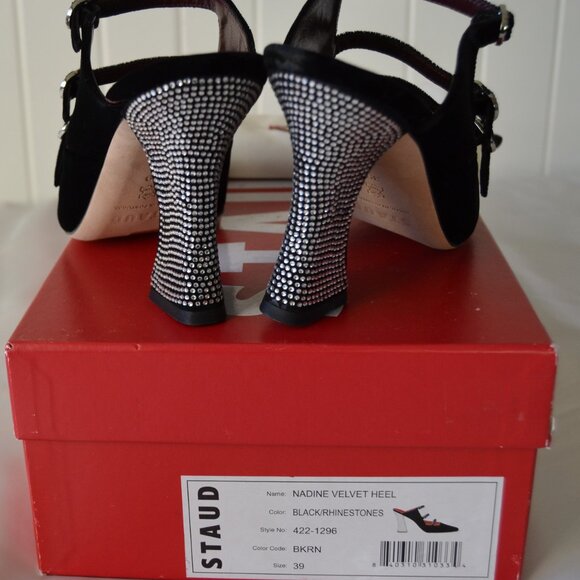 STAUD NADINE VELVET HEEL- NEW IN A BOX Size Euro 39 - Picture 7 of 13